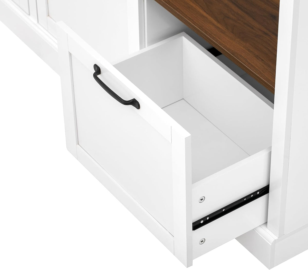 Merax 3-in-1 Hall Tree with Overhead Storage Cabinet, Adjustable Side Shelves,4 Hooks,2 Spacious Drawers,Grooved Back Panel Design, Contrasting Seat Bench,Multifunctional Entryway Organizer, White