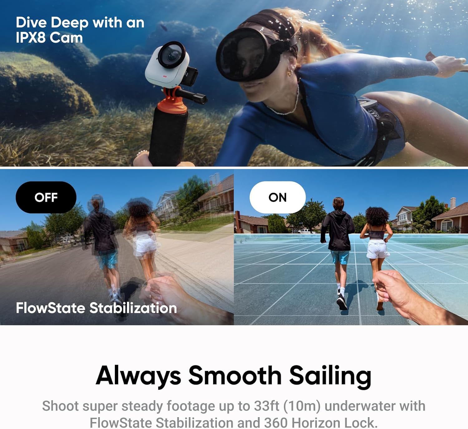 Insta360 GO Ultra Family Bundle - Small 4K Vlogging Camera, Hands-Free, POV Cam, 1/1.28" Sensor, 53g Lightweight, 156° FOV, 200 Min Battery Life, Magnetic Wearable Action Camera for Sports, Vlog