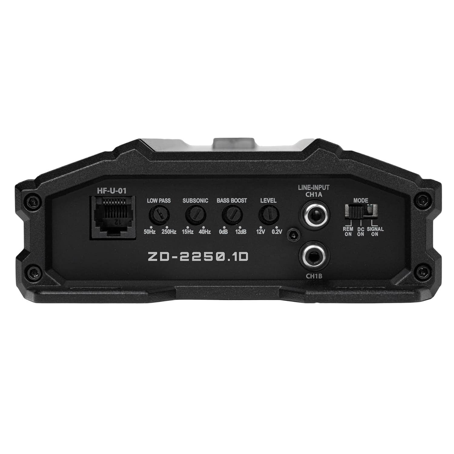 Hifonics Zeus Delta 2,550 Watt Compact Mono Block Nickel Plated Mobile Car Audio Amplifier with Auto Turn On Feature, ZD-2550.1D, Black