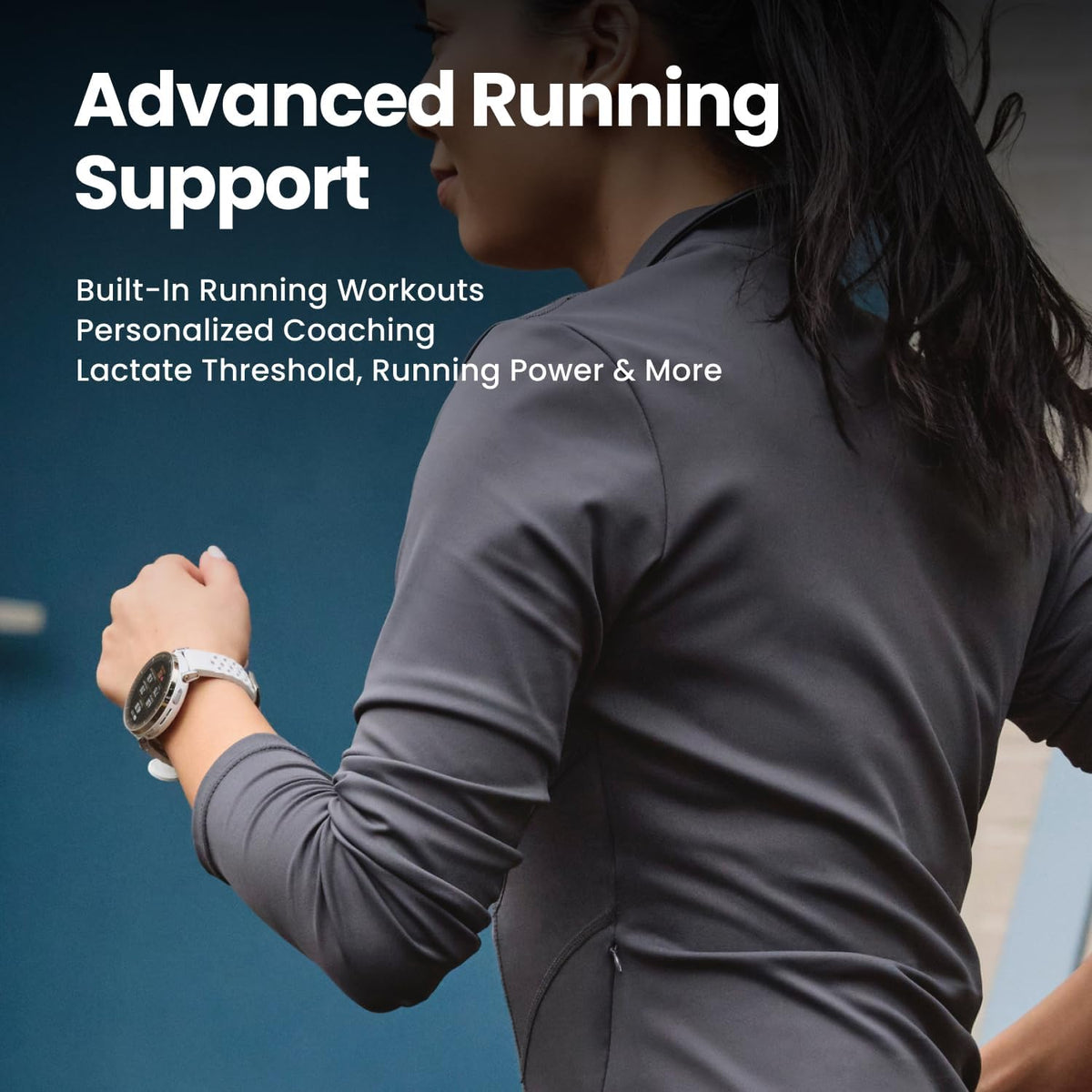 Amazfit Active 3 Premium GPS Running Smart Watch, 1.32" AMOLED Sapphire Display, 12-Day Battery, 4GB Storage, Offline Maps, 170+ Workout Modes, 5 ATM, Heart Rate & Fitness Tracker for Android & iPhone