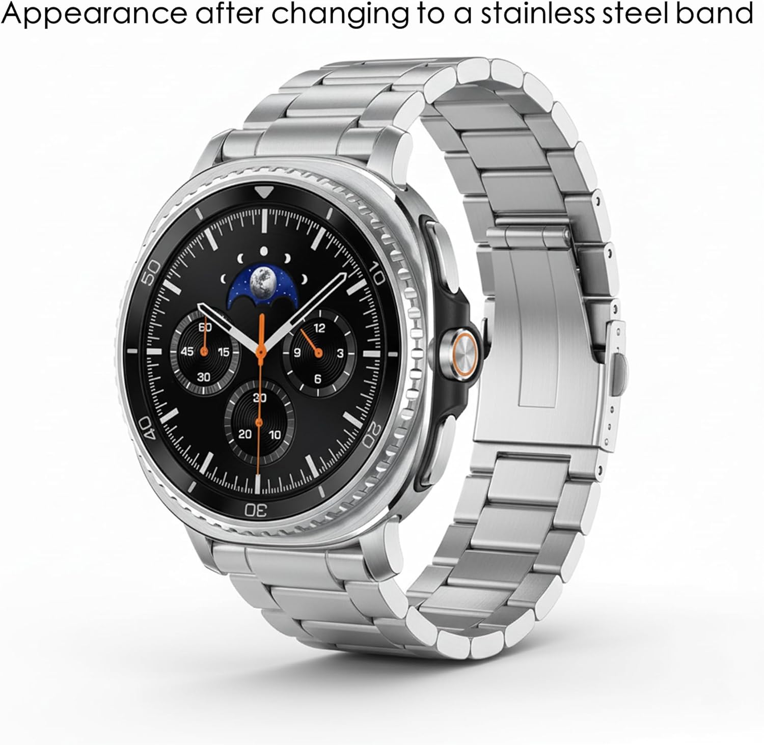 Samsung Galaxy Watch 8 Classic (2025) 46mm LTE Smartwatch – Black | Rotating Bezel, Sleep & Fitness Tracking, Energy Score, Quick Button US Version + Extra Stainless Steel Band & Screen Protector