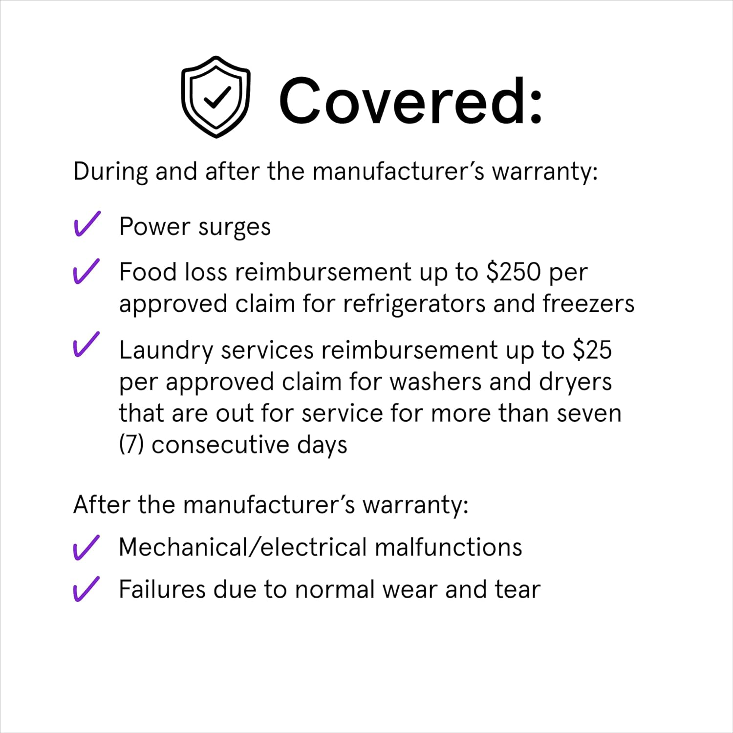 ASURION 3 Year Major Appliance Protection Plan ($1500 - $1999.99)