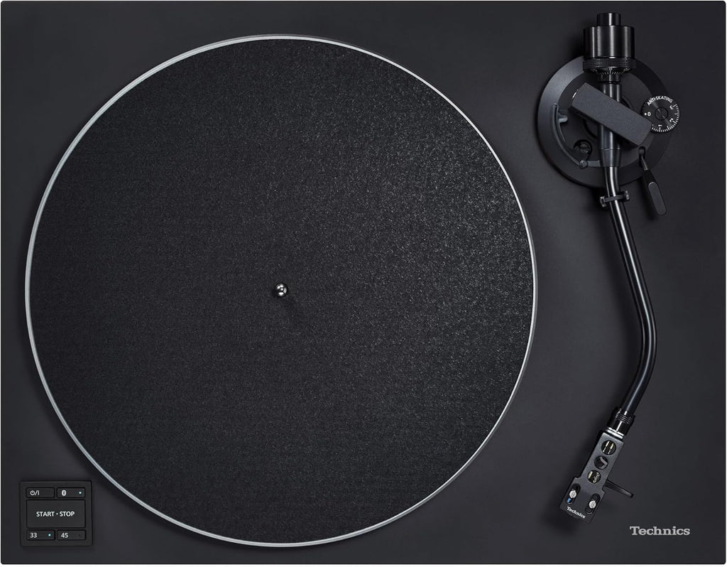 Technics Turntable, Premium Class HiFi Record Player with Coreless Direct Drive Motor and Bluetooth, Stable Playback, Audiophile-Grade Cartridge and Precision Tonearm, SL-40CBT-K, Aluminum