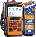 FOXWELL NT510 Elite Scan Tool fit for BMW Scanner Full Diagnostic Tool OBD2 Scanner, All System Bi-Directional Control Code Reader with All Reset Services, Battery Registration Tool fit for BMW Mini