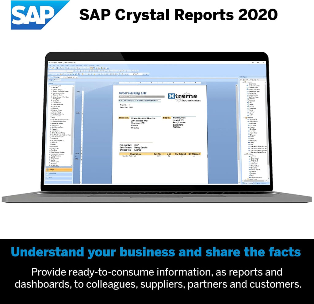 SAP Crystal Reports 2020 Reporting Software 64-Bit PC Download
