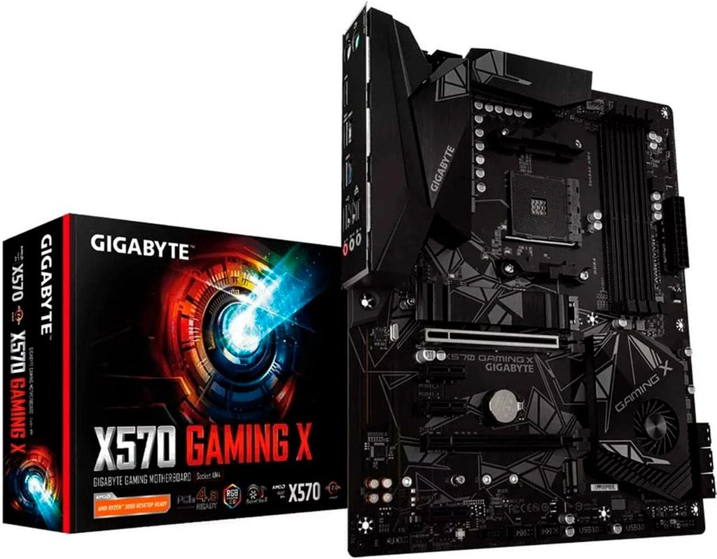 Gigabyte X570 Gaming X (AMD Ryzen 3000/X570/ATX/PCIe4.0/DDR4/USB3.1/Realtek ALC887/HDMI 2.0B/RGB Fusion 2.0/Realtek GbE 8118 LAN/Gaming Motherboard)