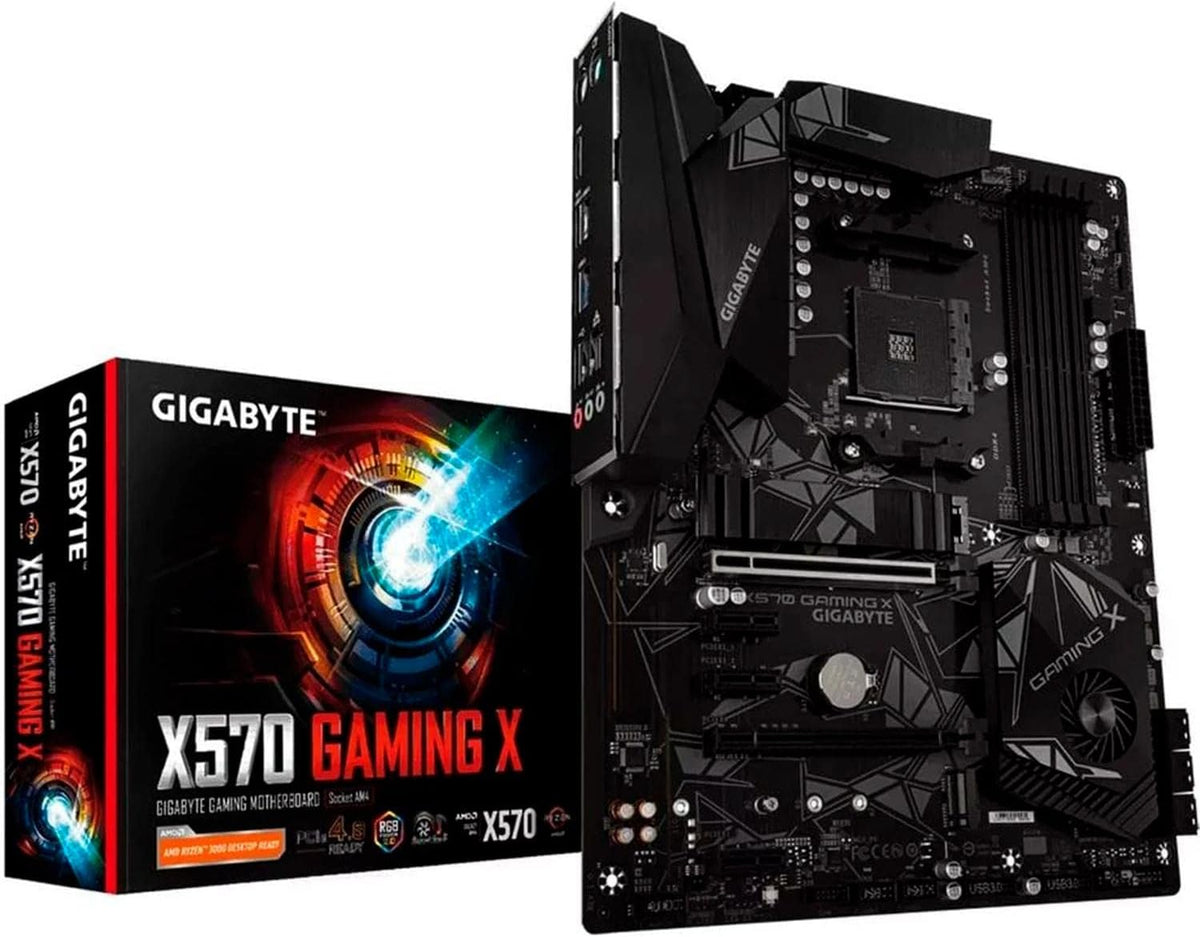 Gigabyte X570 Gaming X (AMD Ryzen 3000/X570/ATX/PCIe4.0/DDR4/USB3.1/Realtek ALC887/HDMI 2.0B/RGB Fusion 2.0/Realtek GbE 8118 LAN/Gaming Motherboard)