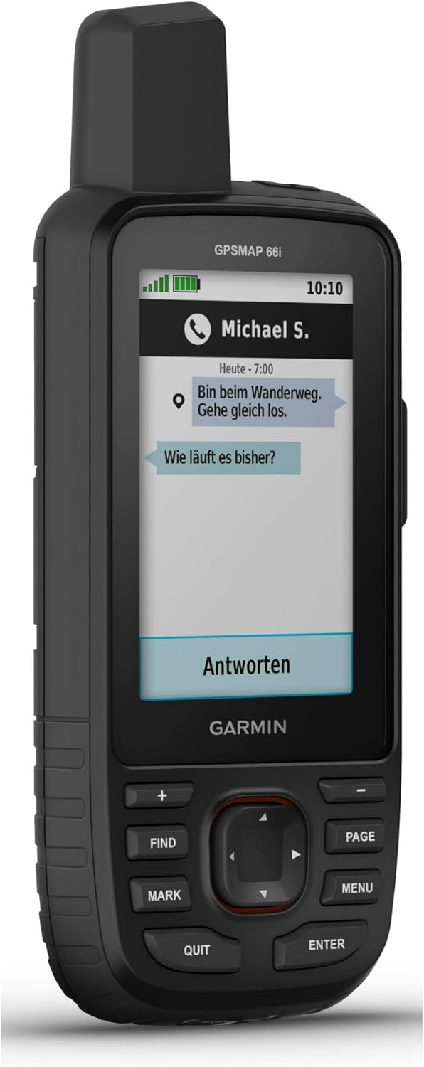 Garmin GPSMAP 66i, GPS Handheld and Satellite Communicator, Featuring TopoActive Mapping and inReach Technology