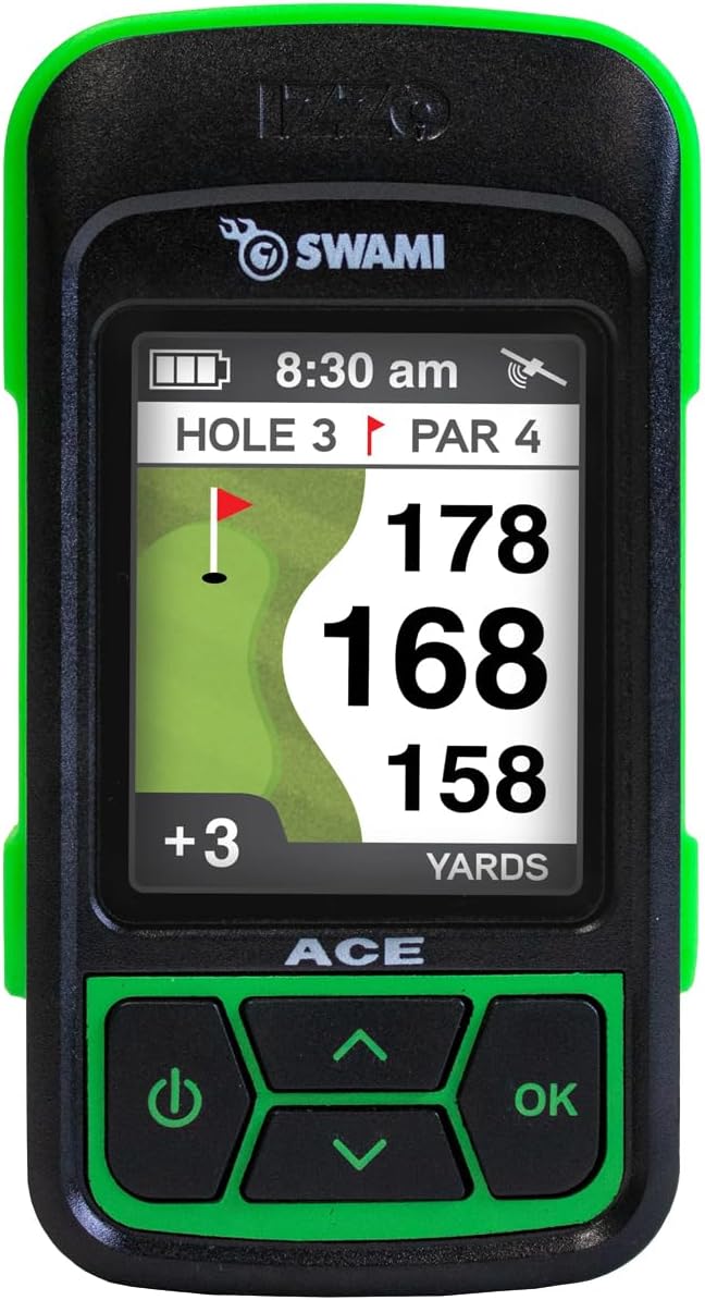 Izzo Golf Swami Ace Handheld Golf GPS Rangefinder