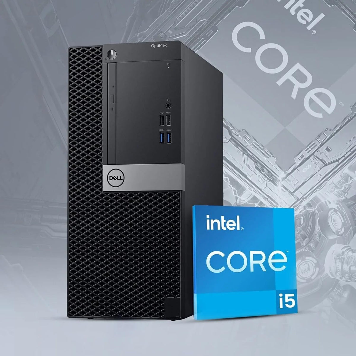 Dell Optiplex 7040 Mini Tower Desktop Computer PC - Intel Core i5-6500 6th Gen 3.2GHz - 32GB DDR4 RAM - 512GB SSD - Intel HD Graphics 530 - Built-in WiFi - Office & Home PC - Window 11 Pro (Renewed)