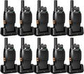 Retevis H-777 2 Way Radios, Walkie Talkies for Adults, Rechargeable Long Range Two Way Radio, Shock Resistant, Short Antenna for Business Education(10 Pack)