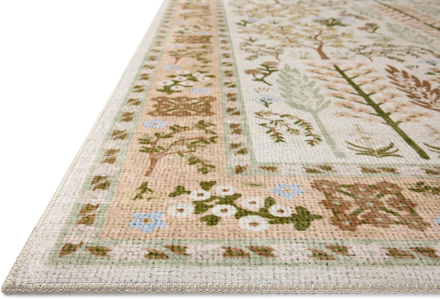 Loloi Rifle Paper Co. Canopy Collection CNP-01 Cream 6'-0" x 9'-0" Area Rug