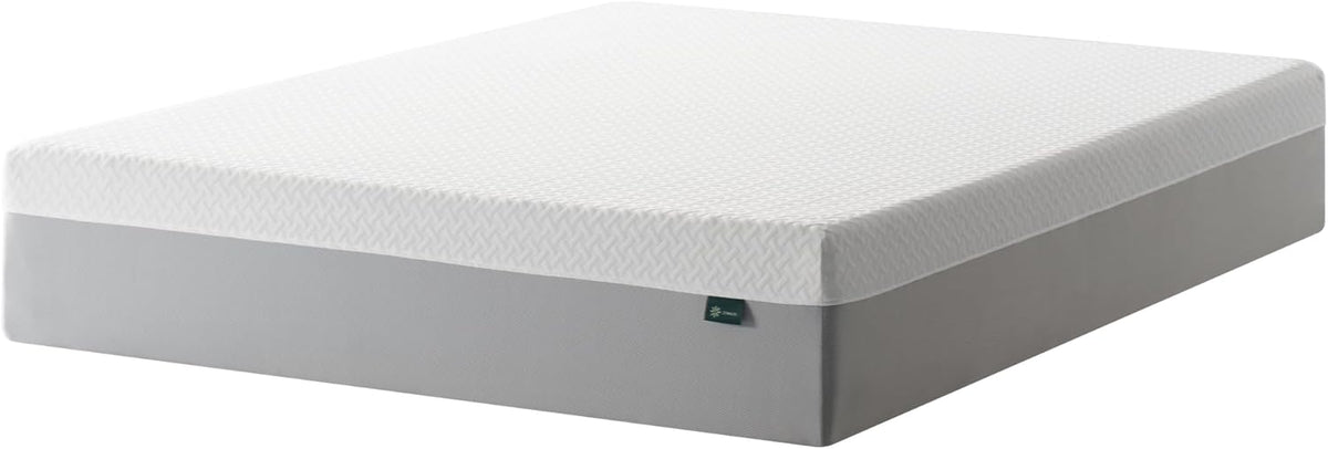 Zinus 12 Inch Green Tea Essential Memory Foam Mattress New Version, Queen, Fiberglass Free, Medium Feel, Breathable Airflow Memory Foam, Certified Safe Foams & Fabric, Mattress in A Box