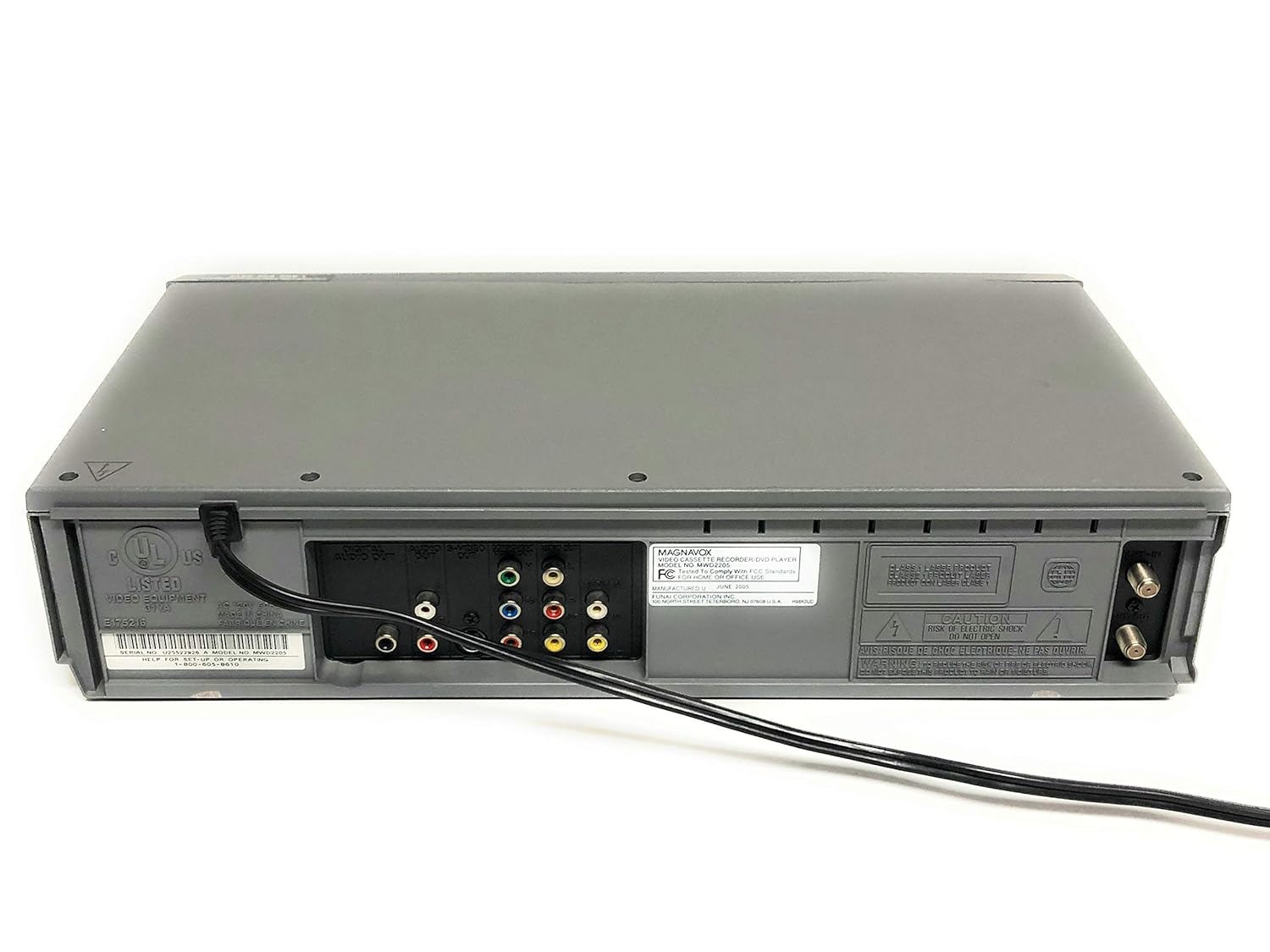 Magnavox MWD2205 DVD/VCR Combination Player