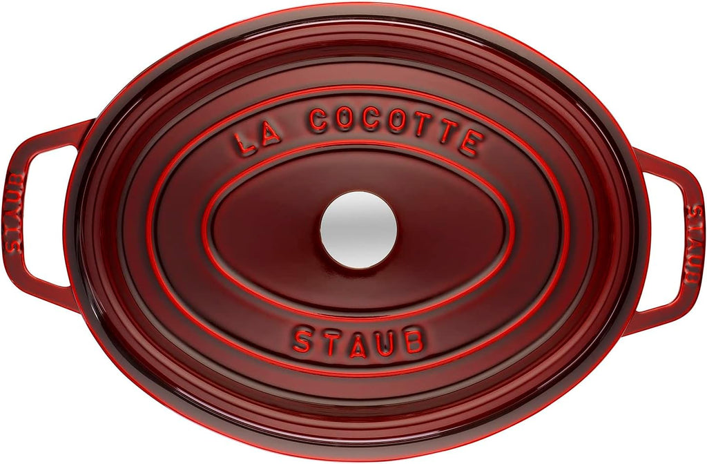 Staub Oval Cocotte - 7Qt - Grenadine