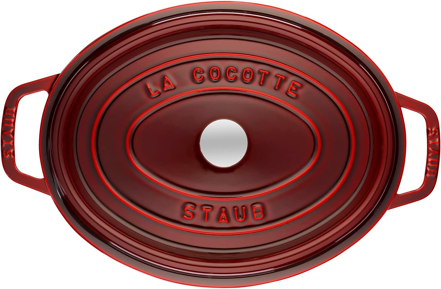Staub Oval Cocotte - 7Qt - Grenadine