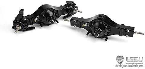 TOUCAN RC HOBBY Lesu 4X4 Metal Front Rear Axle Differential Lock 1/14 Tractor Truck Tmy Model