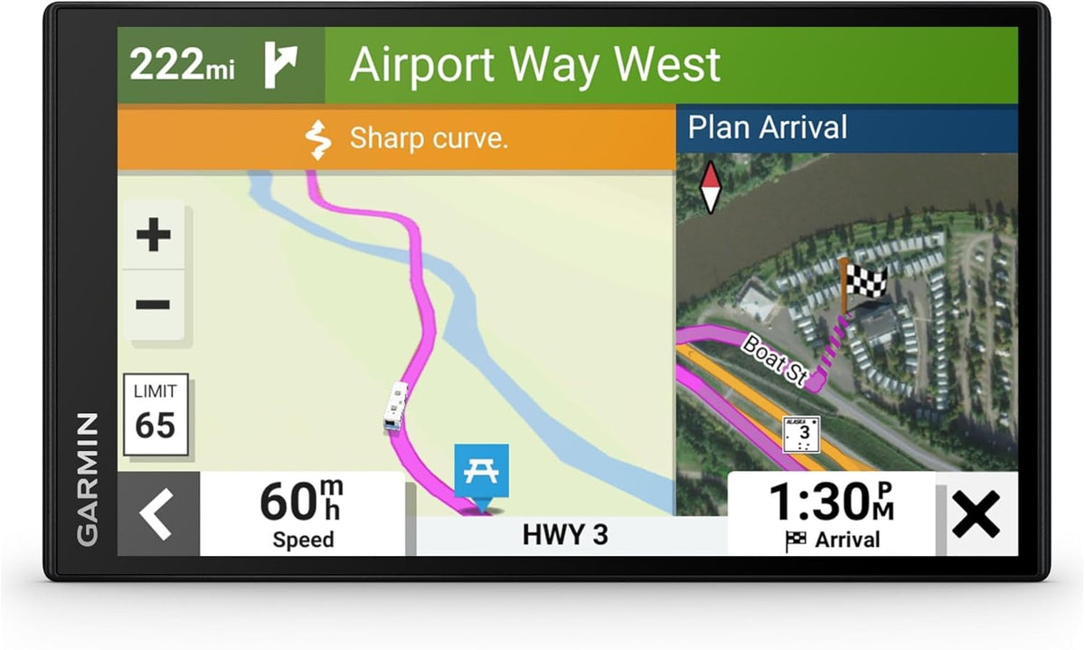 Garmin RV 795, Large, Easy-to-Read 7” GPS RV Navigator, Custom Routing, High-Resolution Birdseye Satellite Imagery, Directory of Parks and Services, Access Live Traffic and Weather
