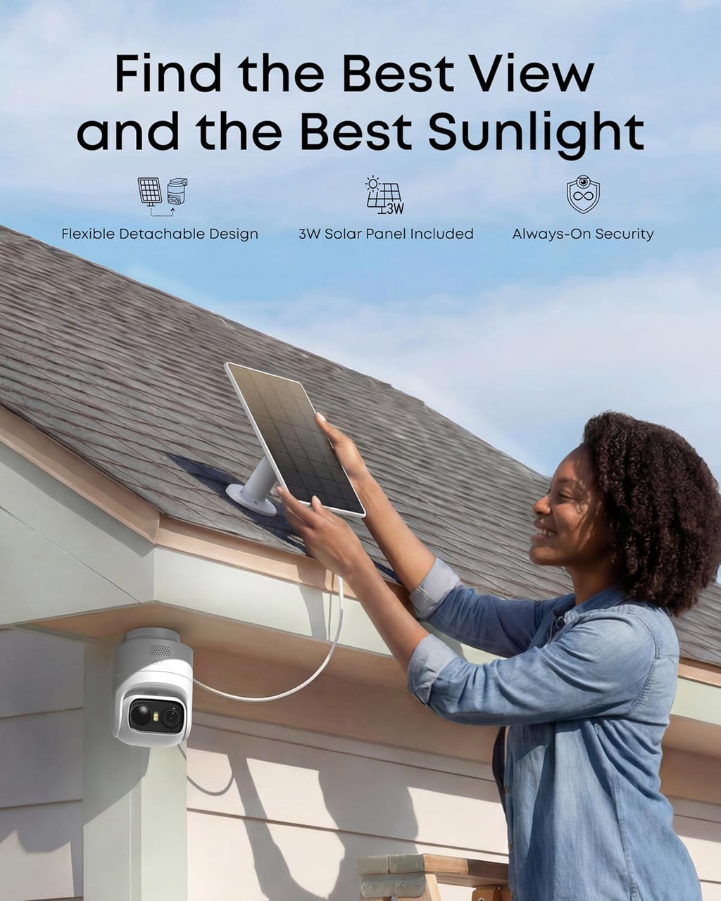 eufy Security eufyCam C37 4-Cam Kit, Security Cameras Wireless Outdoor, 360° AI Tracking with Pan and Tilt, 2K Solar Cameras, HomeBase Mini, Facial Recognition, No Monthly Fee, Color Night Vision