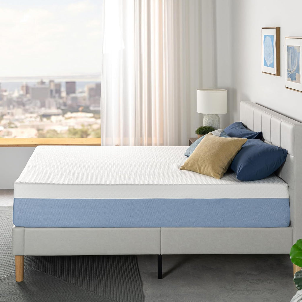 Zinus 12 Inch Full Cooling Essential Memory Foam Mattress NewVersion, Fiberglass Free, Medium Feel, Breathable Cooling Layers, Certified Safe Materials