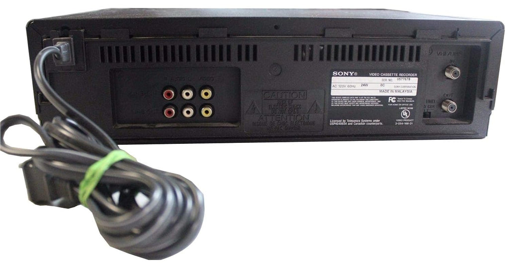 Sony VCR VHS Transfer Bundle w/ Remote, USB Adapter, HDMI Converter (Renewed)