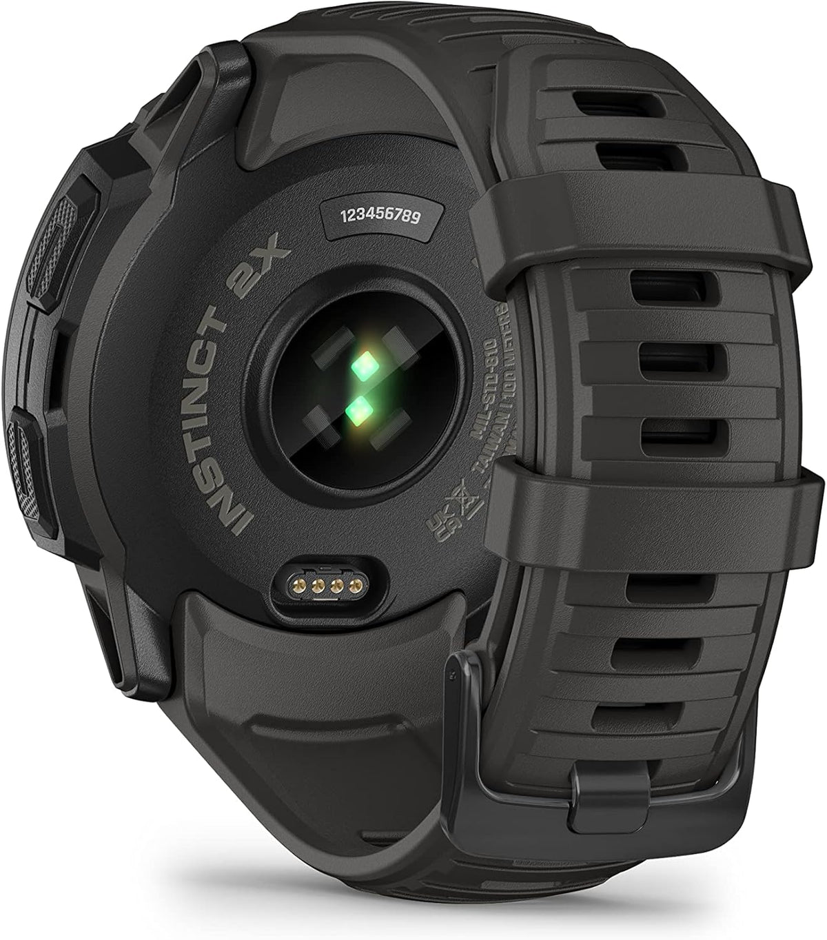 Garmin Instinct 2X Solar, Rugged GPS Smartwatch, Built-in Flashlight, Solar Charging Capability, Multi-Band GNSS, Graphite (Renewed)