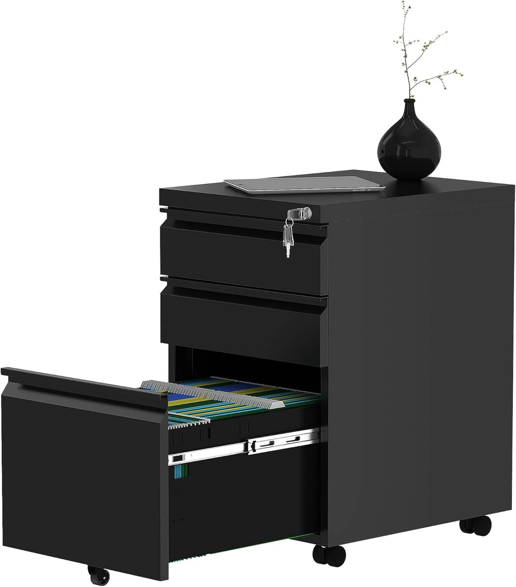 YITAHOME 4-Drawer Mobile File Cabinet with Lock,