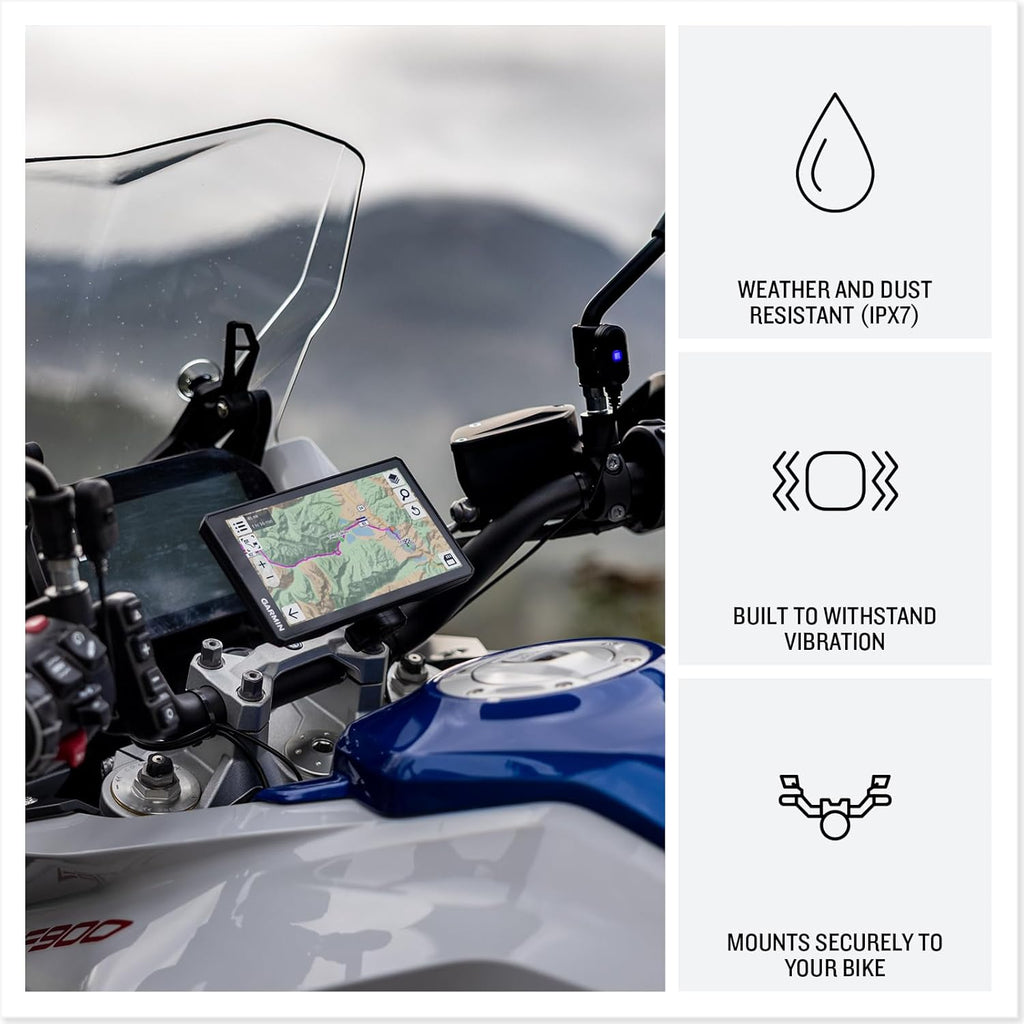 Garmin zūmo® XT3, 6” Rugged Motorcycle GPS, Lean Angles, Custom Route Planning, Adventurous Navigation, Group Rides, Garmin Performance Package Plan Option for Drag Racing Timer and Lap time Review