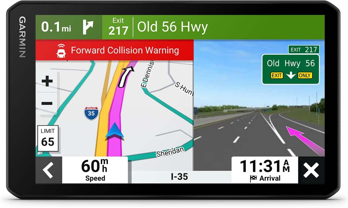 Garmin RV Cam 795, Large, Easy-to-Read 7" GPS Navigator, Built-in Dash Cam, Automatic Incident Detection, Custom RV Routing, High-Resolution Birdseye Satellite Imagery (Renewed)