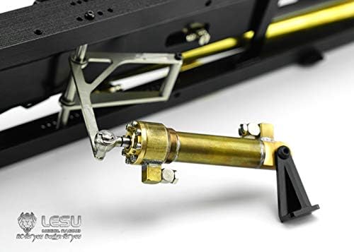 Lesu Metal Hydraulic Rod Lifting Mechanism 88 Dump Rc Truck Tipper 1/14 Tmy