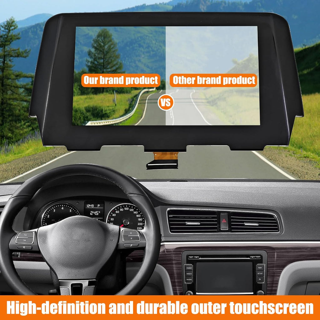 GRT7611J0 7 inch Touch Screen Digitizer 50-Pin Compatible with Mazda 6 2017 2018 2019 Radio Screen Replace# GRT7611J0 GRT7611J0A GRT7611J0B Navigation Glass Panel