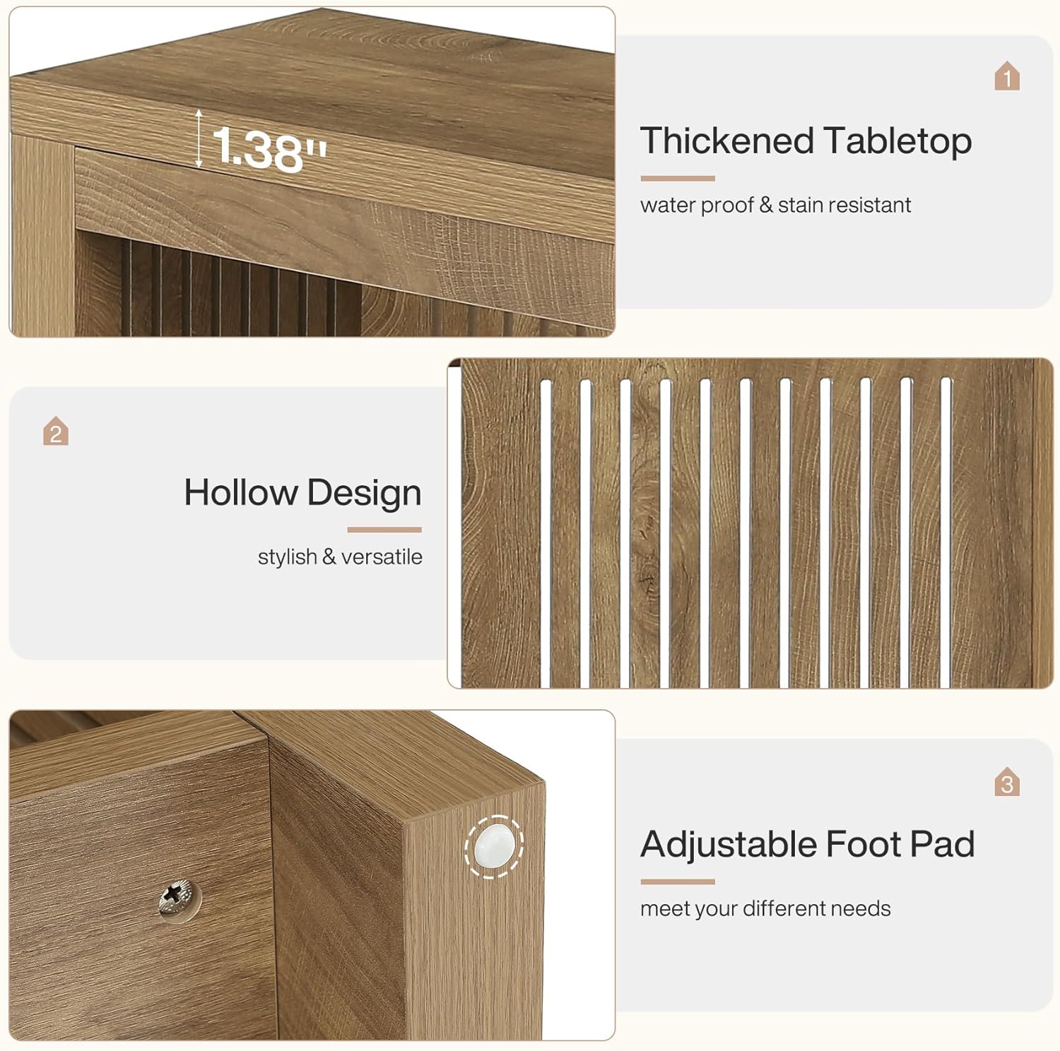 Tribesigns 70.9-Inch Long Entryway Table with 2-Tier Storage, Farmhouse Narrow Sofa Console Table with Vertical Stripe Legs, for Entrance, Entryway, Hallway, Foyer, Behind the Couch, Brown