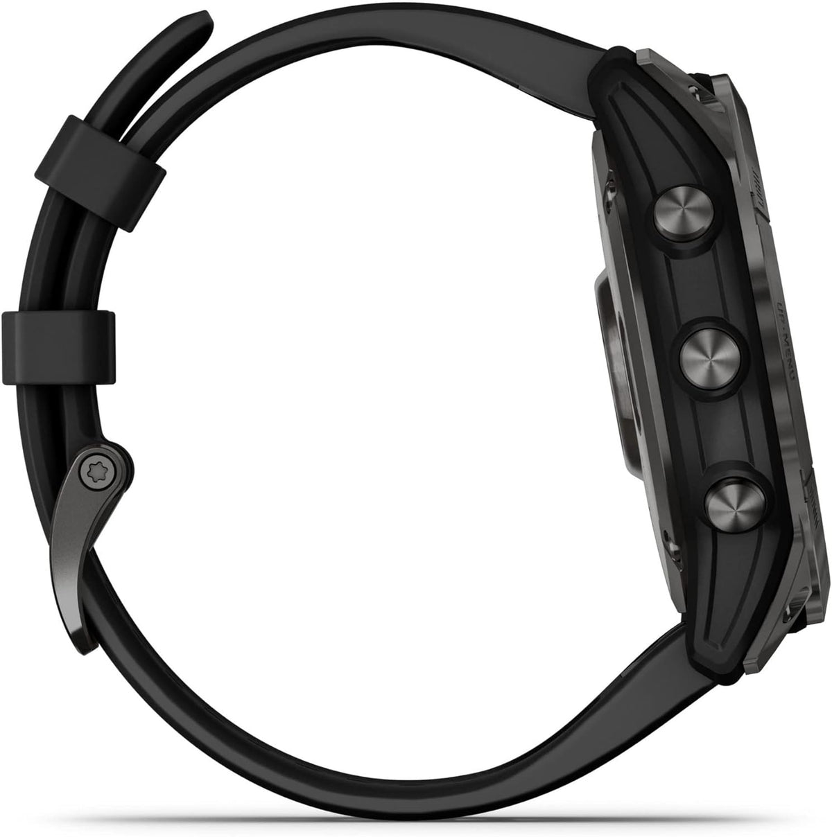 Garmin Fenix 7X Solar, Larger Sized Adventure smartwatch, with Solar Charging Capabilities, Rugged Outdoor Watch with GPS, Touchscreen, Health and Wellness Features, Slate Gray with Black Band