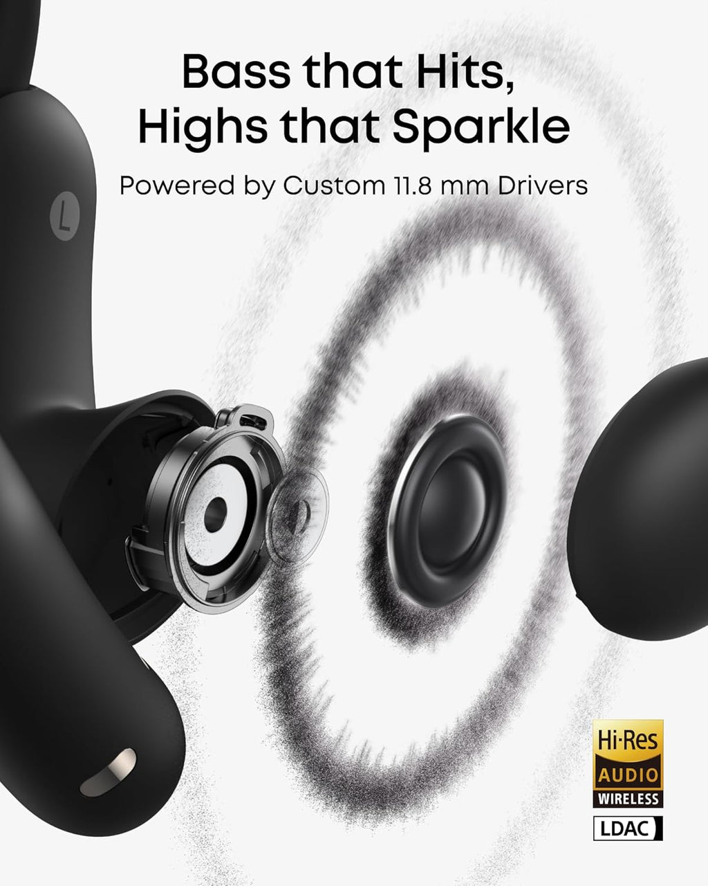 Soundcore AeroFit 2 Pro by Anker, Open-Ear and Active Noise Cancellation Modes, Hi-Res Open Ear Headphones for Commute,Office,Fitness, LDAC, 4-Mic AI Clear Calls, 34H, IP55, Wireless Bluetooth Earbuds