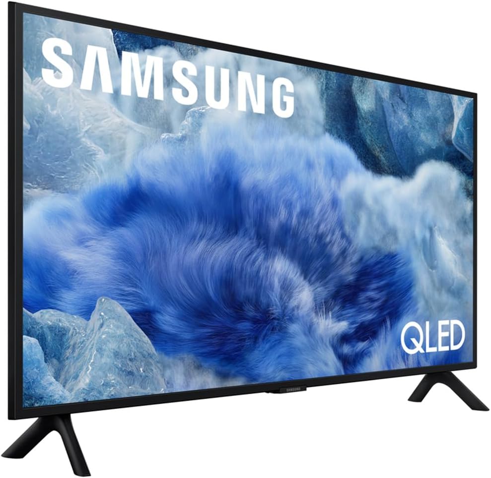 Samsung QN32Q8FAAFXZA 32 Inch Class QLED Q8F 4K Vision AI Smart TV with a WireLogic Ruby 8ft Ultra High Speed 4K-8K-10K HDMI Cable (2025)