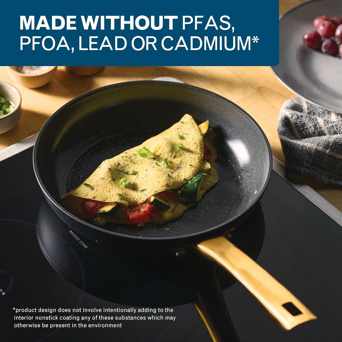 Farberware Forged Induction Ceramic Nonstick Cookware Set, 12-Piece, Black Pots & Pans