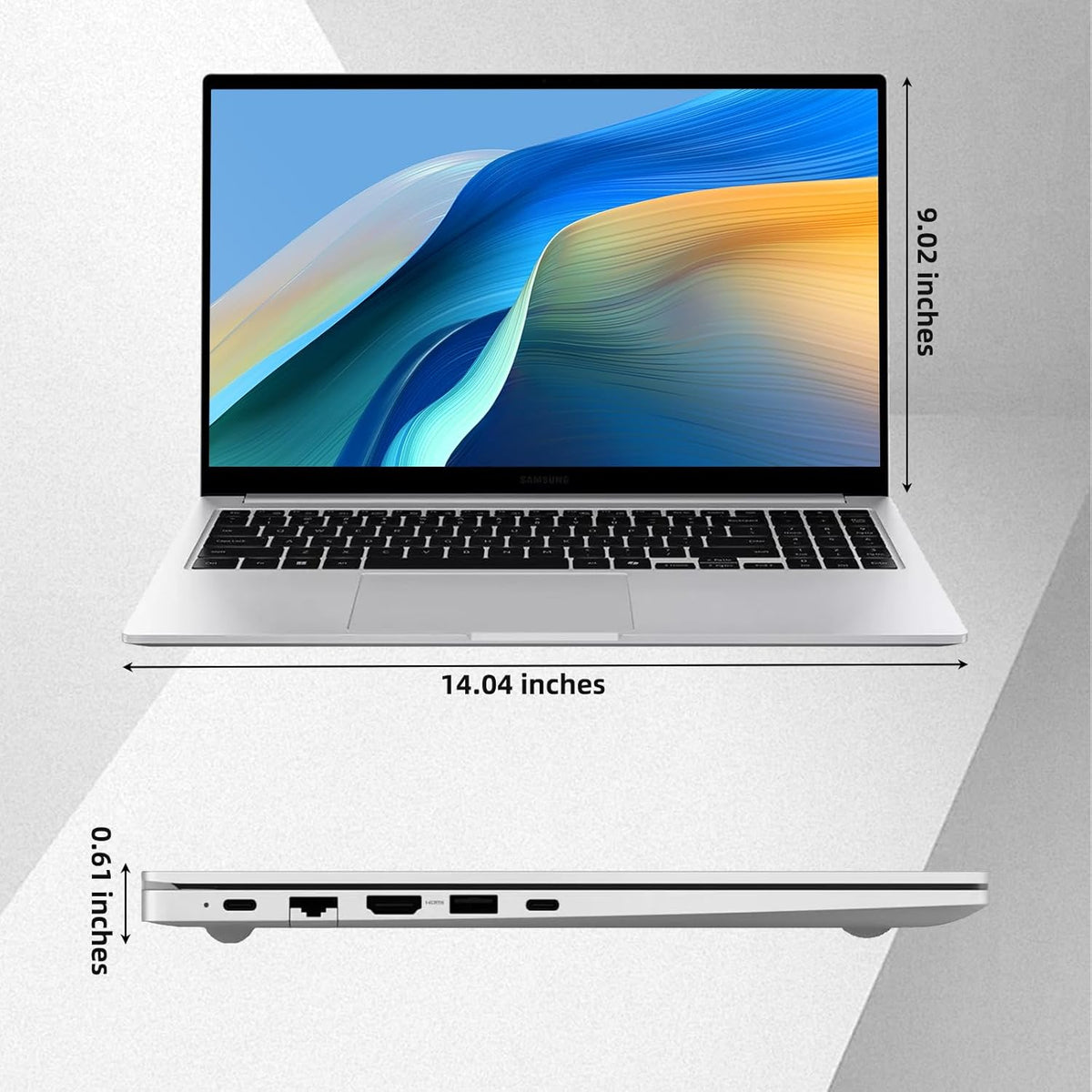 Samsung Galaxy Book4 Business Laptop - 15.6" FHD Display, Intel 10-Core 7-150U(Beats i7 1355U), 16GB RAM, 512GB SSD, Win 11 Pro, Backlit Keyboard, Fingerprint, Long Battery Life, W/Redragon Accessory