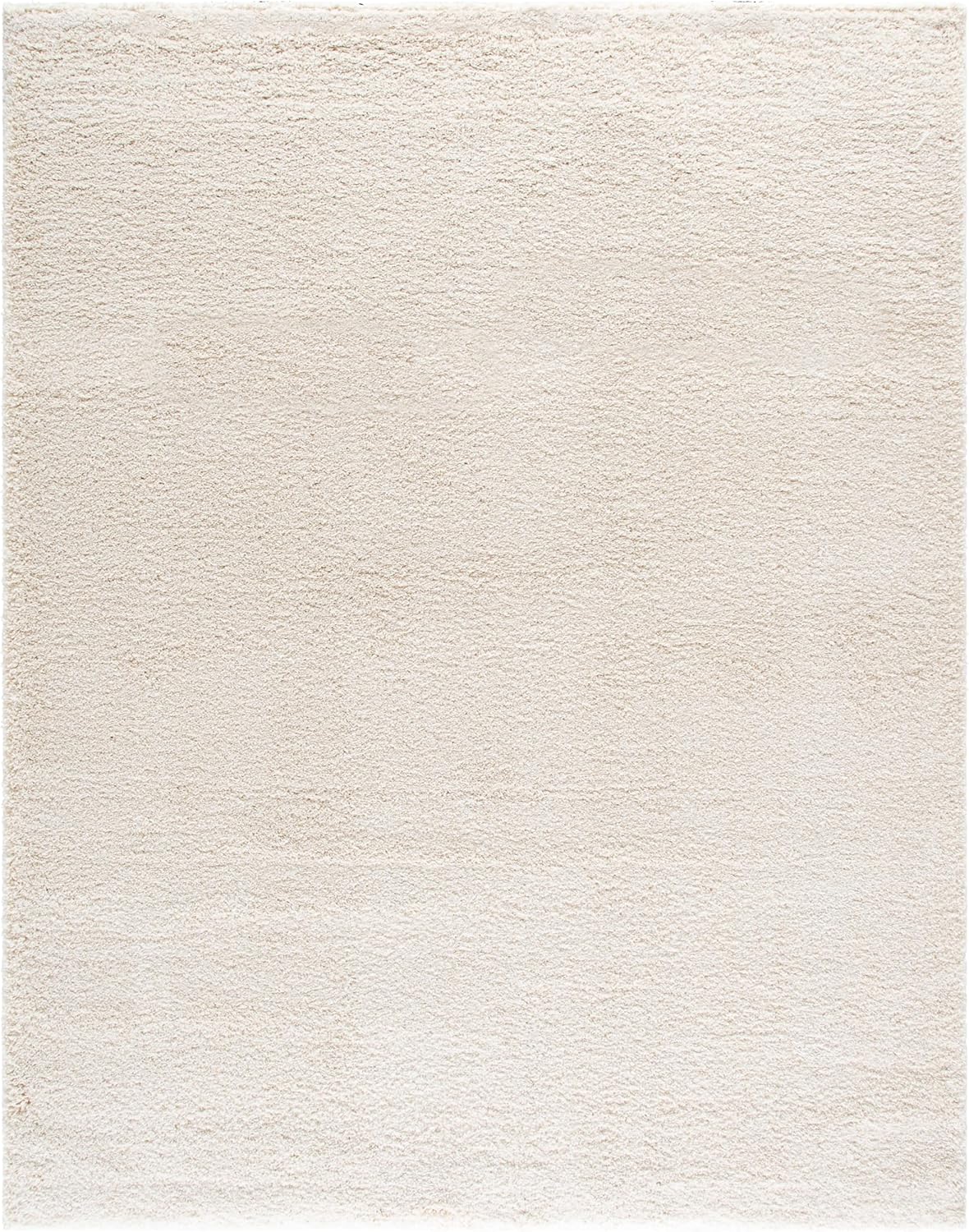 SAFAVIEH Milan Shag Collection Area Rug - 8' x 10', Ivory, Solid Design, Non-Shedding & Easy to Clean, Plush Thick Pile, Ideal for Living Room, Bedroom (SG180-1212)