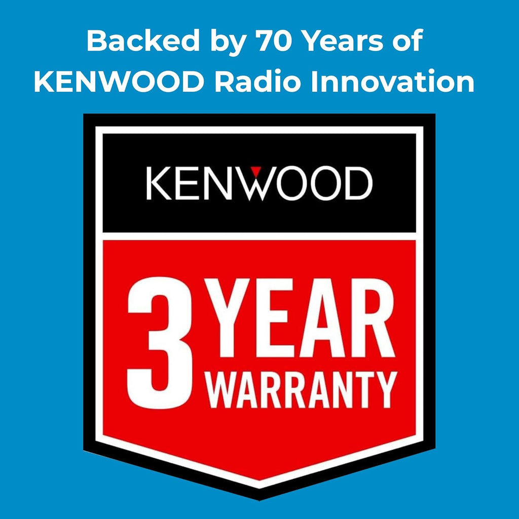 KEWOOD NX-P1302AUK ProTalk 2W Business Two-Way Radio – Simple Setup, 64 Channels, Upgradeable to Digital, Long-Lasting 19.5 Hour Battery, Loud 1,000 mW Speaker, MIL-STD 810 & IP54/55 Rating