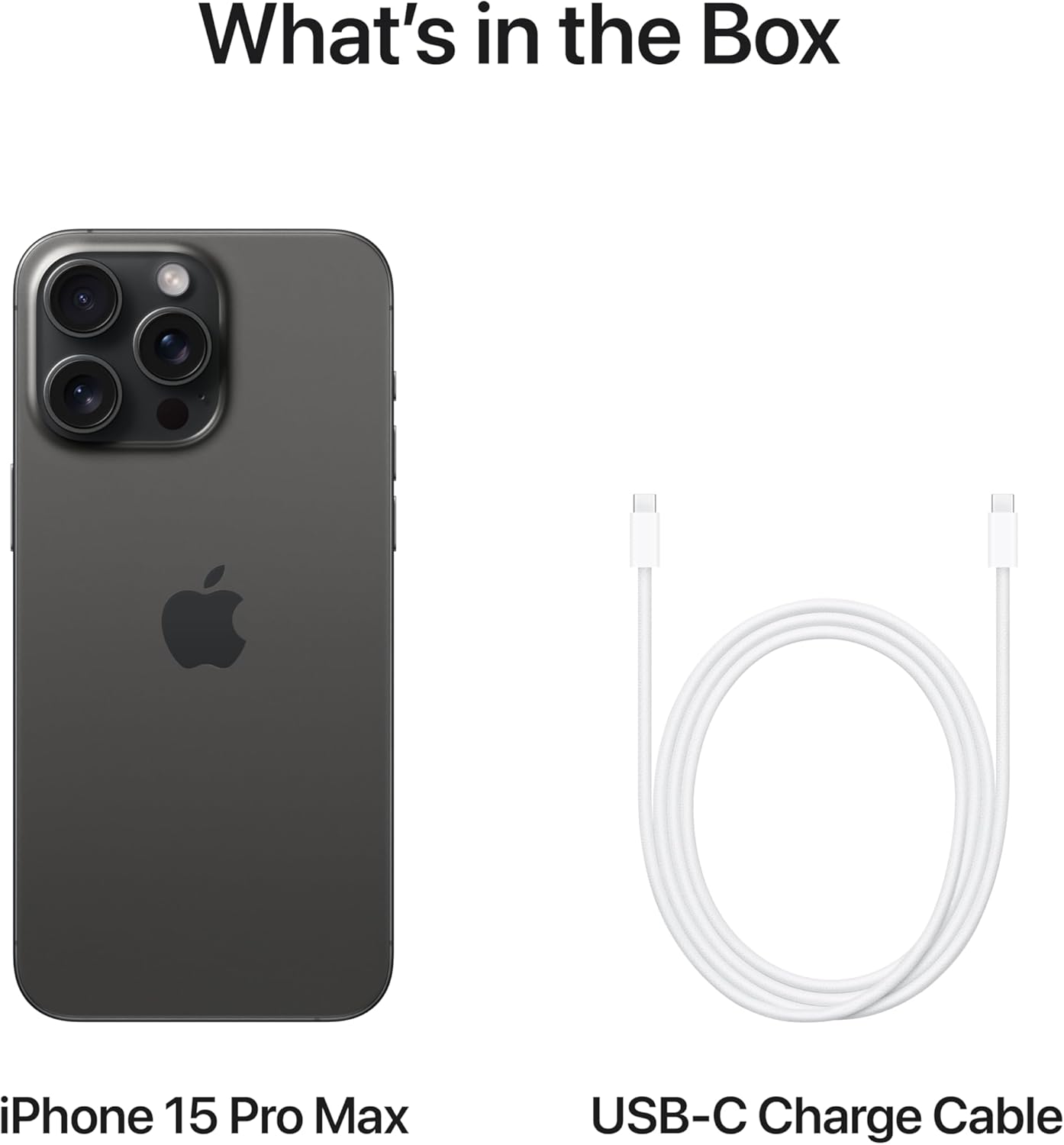 Apple iPhone (Renewed Premium) 15 Pro Max, 256GB, Black Titanium - Unlocked