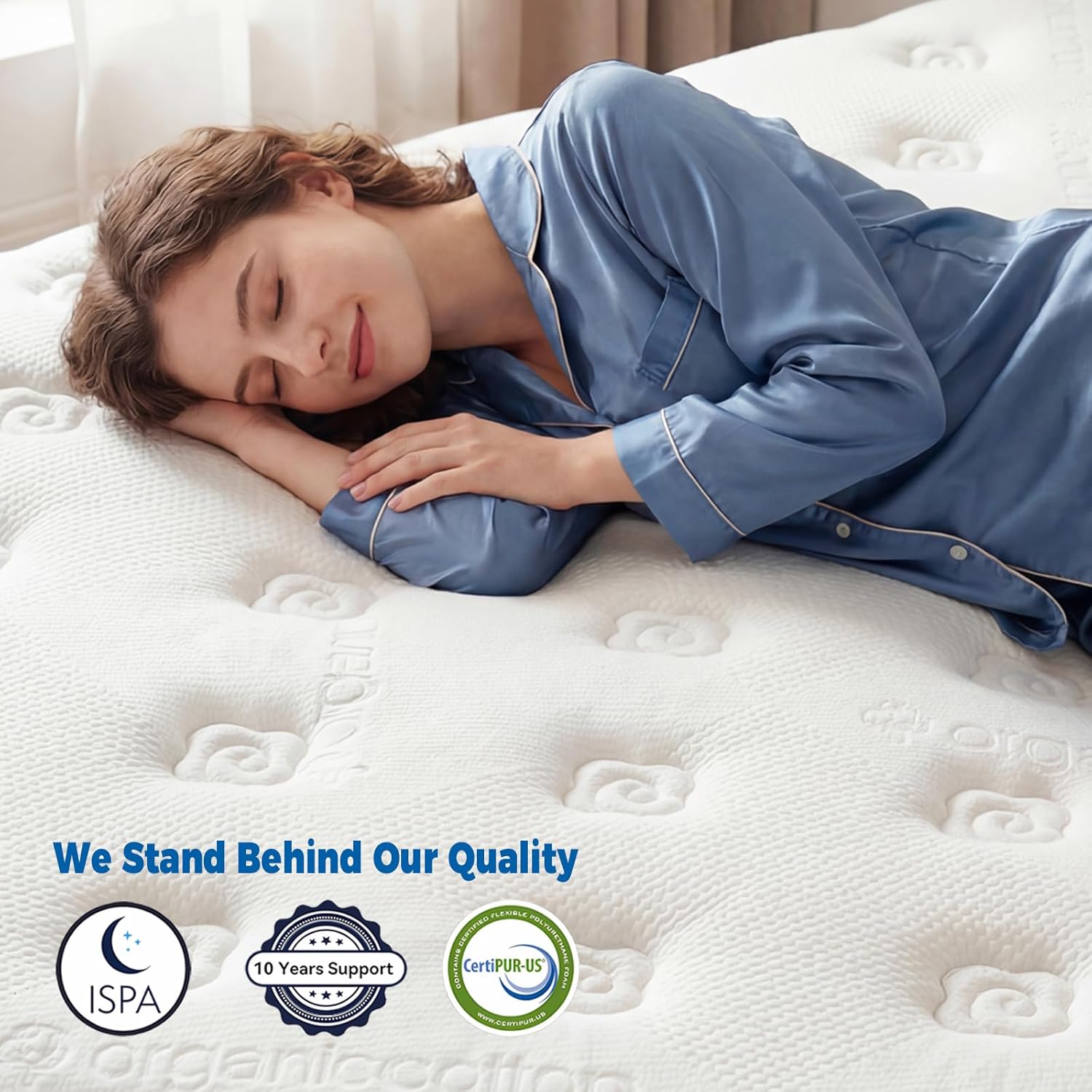 ailis Queen Mattress, 14 Inch Queen Hybrid Mattress in a Box, Medium Firm with Upgraded Pocket Springs for Superior Motion Isolation, Strong Edge Support & Breathable Comfort