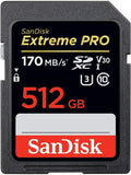 SanDisk 512GB Extreme PRO UHS-I SDXC Memory Card