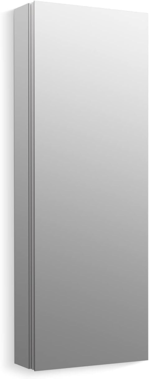 KOHLER K-28029-NA Verdera Medicine Cabinet with Slow-Close Mirror Door & Adjustable Shelves, Rectangular Frame, 15" x 40"
