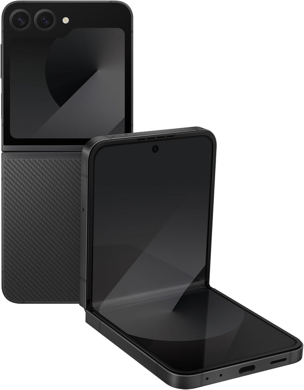 Samsung Galaxy Z Flip6, 256GB, Crafted Black - Unlocked (Renewed)