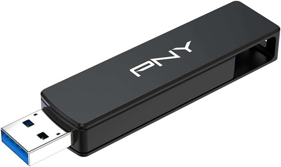 PNY 1TB Duo Link V3 USB 3.2 Gen 2 Type-C & Type-A OTG Flash Drive Extreme Speeds Read/Write 1000/800MB/s External Mobile Storage Compatible with Smartphone/Tablet/Laptops/Desktops