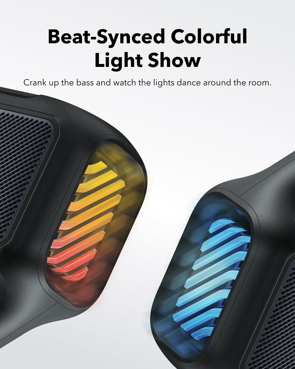 Soundcore Boom 2 by Anker, Outdoor Speaker, Select 4 Go Bluetooth Shower Speaker by Anker, BassUp 2.0, 24H Playtime, IPX7 Waterproof, Floatable, Powerful Sound, Outdoors/Home/Office/Travel