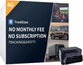 GPS Tracker for Vehicles, No Monthly Fee, No Subscription with Real-Time Tracking, 4G SIM and Data Included, Trip History, GeoFence, Speeding Alerts, Global Coverage, OBD, for Fleets & Families