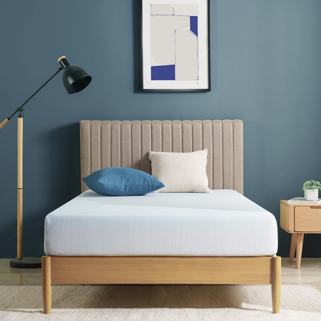 Zinus 8 Inch Green Tea Cooling Memory Foam Mattress New Version, Twin, Fiberglass Free, Medium Firmness, Cooling Gel Foam, Certified Safe Foams & Fabric, Mattress in A Box