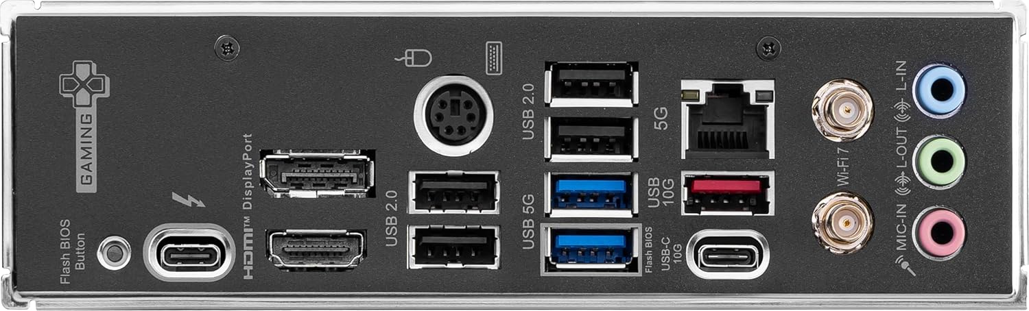 MSI Z890 Gaming Plus WiFi Motherboard,ATX-Supports Core Ultra Series 2 Intel,LGA 1851,DDR5,PCIe 5.0,M.2,SATA,5Gbps LAN,USB C,WiFi 7,Bluetooth 5.4,Thunderbolt 4+HIGH-Speed DDR5 RAM 16GB(1x16GB) Bundle