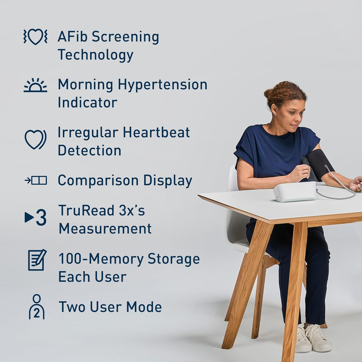 OMRON Platinum Blood Pressure Monitor for Home Use & Upper Arm Blood Pressure Cuff - #1 Doctor & Pharmacist Recommended Brand - Clinically Validated - AFib Detection - Connect App